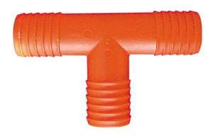 T hortum konnektörü plastik. 16 mm