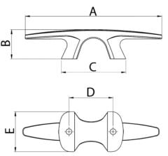 Osculati Bull Dog koç boynuzu. 158 35 44 53