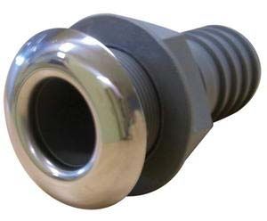 Firar, plastik. Dış yüzey paslanmaz çelik. 2“ 51 mm