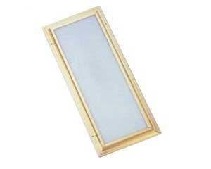 Switch´siz. Floresan lamba gömme sarı kaplı alüminyum gövde beyaz lens. 355x152x38 mm. 12v 2x8w.