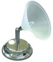 Okuma lambası. Braketi hareketlidir. Abajuru buzlu camdır.12V/10W halojen ampule sahiptir. Sarı Beyaz