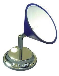 Okuma lambası. Braketi hareketlidir. Abajuru buzlu camdır.12V/10W halojen ampule sahiptir. Sarı Mavi