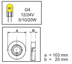 Sıva üstü halojen lamba. Sarı