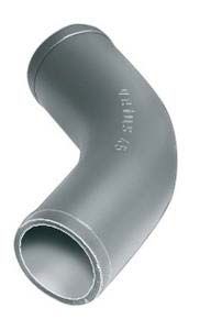 Vetus plastik egzoz hortumu konnektörü, 60° açılı. SLVBG75K 75