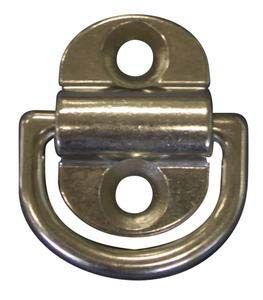 D halka, montaj gövdeli. Paslanmaz çelik,ağır hizmet tipi. 66 mm 48 mm 2700 kg