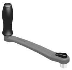 ALÜMİNYUM VİNÇ KOLU- KİLİTLİ - 25CM