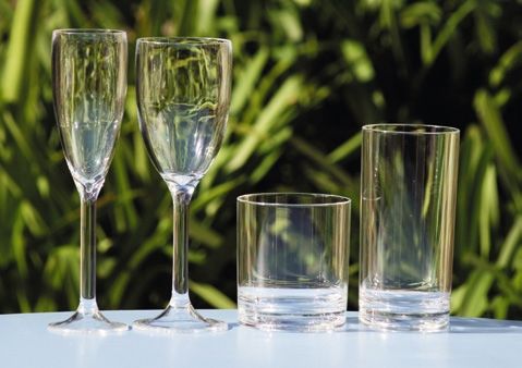 Topoplastic Fidji Tritan Copolyester Bardaklar. Şampanya Kadehi 22 5.5