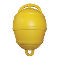 Mooring Buoy Rigid Plastic, Ext.Ø250mm, Yellow