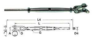 Sıvamalı, mafsallı liftin, AISI 316 paslanmaz çelik. 16 8 389 16.1