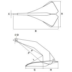 Quick Olympic çıpa 20 8 12.6 10.2