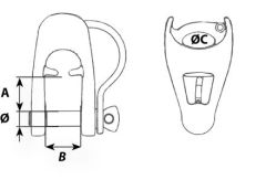 Wichard MXEvo Ana Yelken Mandar kilidi MX6 8 49 24