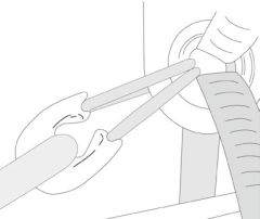Wichard MXL yumuşak blok Ø 8 mm Ø 3 mm 900 kg 1600 kg