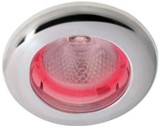 Hella Marine LED spot lambaları. Mavi, kırmızı veya beyaz Ambians halkalı, beyaz LEDli.
 Saten paslanmaz çelik