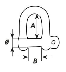Wichard kendinden kilitli zincir kilidi.
 6 20 12 600