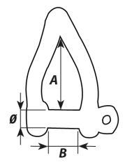 Wichard kendinden kilitli burgu kilit. 10 50 20 1440
