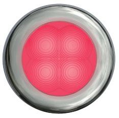 Hella marine. Kırmızı ledli lambalar. 12 V. Paslanmaz