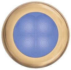 Hella Marine mavi ledli lambalar. 12 V. Sarı