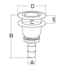 Tank havalandırma. Gömme.
 16 76 35 46