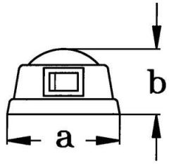 Hella Marine Floresan lamba. Tip 7373 225 mm 12V 7W