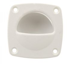 Gömme kulp,plastik. 57x57 mm. BEYAZ