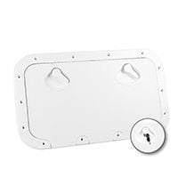 CLASSIC HatchKilitli, Beyaz, 355x600mm