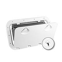 CLASSIC Hatch Saklama Çantalı & Kilitli, Beyaz, 355x600mm