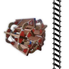 LALIZAS Embarkation Ladder LEL 3,3m/11ft, 11 Steps, SOLAS/MED/USCG