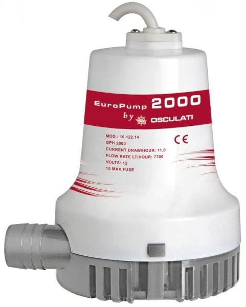 Europump II Sintine pompası 24V 2000 Gl/Saat 128 6 A