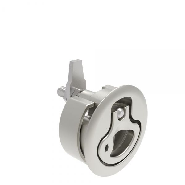 Southco Marine kulplu kilit, paslanmaz çelik. Kilitli. 12-22,5mm