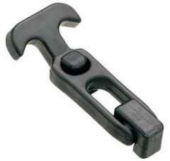 Southco Marine F7 gergili kilit. T tutamaklı.Korozyona mukavim termoplastik elastomer ve cam takviyeli plastikten mamuldür.  Vibrasyonu azaltır ve absorbe eder.