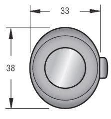 Southco Marine Point çekmece/dolap kulbu. DİKEY OVAL SARI