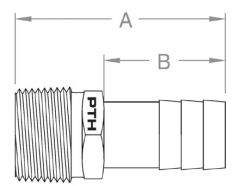 Groco bronz hortum rakoru PTH-3000 3“ 3“ 102
