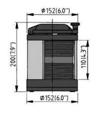 Vetus 55N serisi seyir fenerleri Sancak feneri