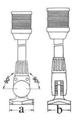 Silyon feneri. Eğimi 180° ayarlanabilir. Siyah 203 mm